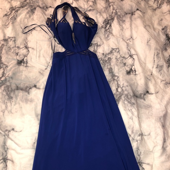 Blue Long Dress - Picture 3 of 5